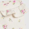 Babyflicka krämfärgat set med björnmotiv