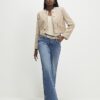 Beige boucléjacka