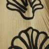 Beige broderad maxikjol för stranden