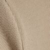 Beige figursydd ribbad T-shirt