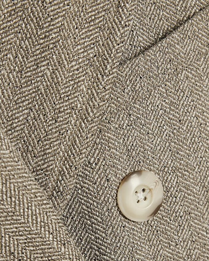 Beige fläckig väst