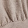 Beige långärmad mysig tröja med resårkant
