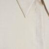 Beige långärmad slim fit-skjorta i satin