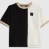 Beige Luminis-T-shirt med färgblock för pojkar