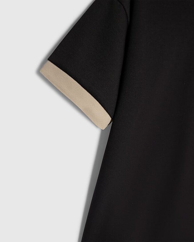 Beige Luminis-T-shirt med färgblock för pojkar
