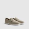 Beige mockaskor
