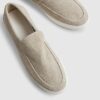 Beige mockaskor