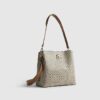 Beige monogram-hinkväska i paket