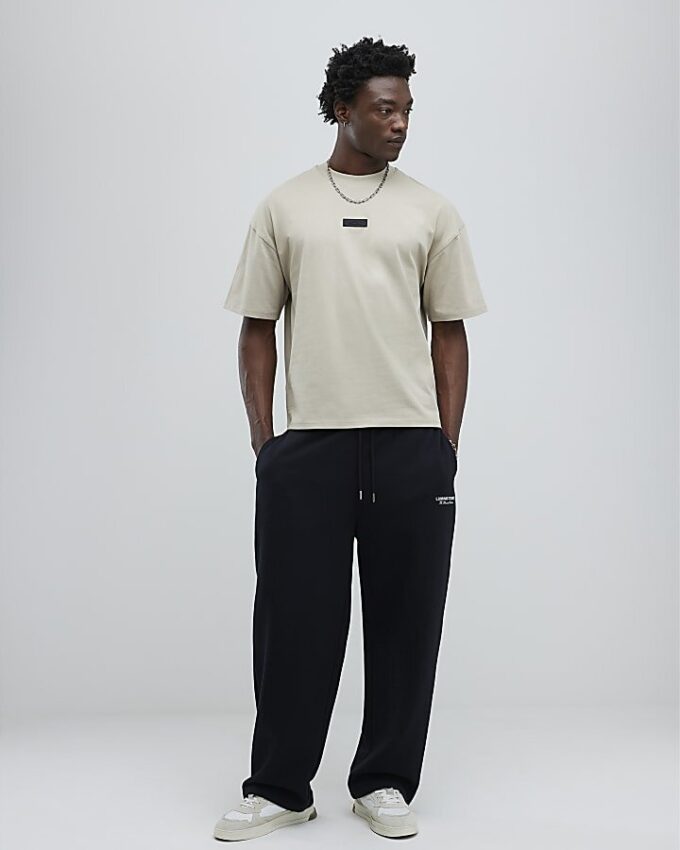 Beige oversized Luminis Studios T-shirt