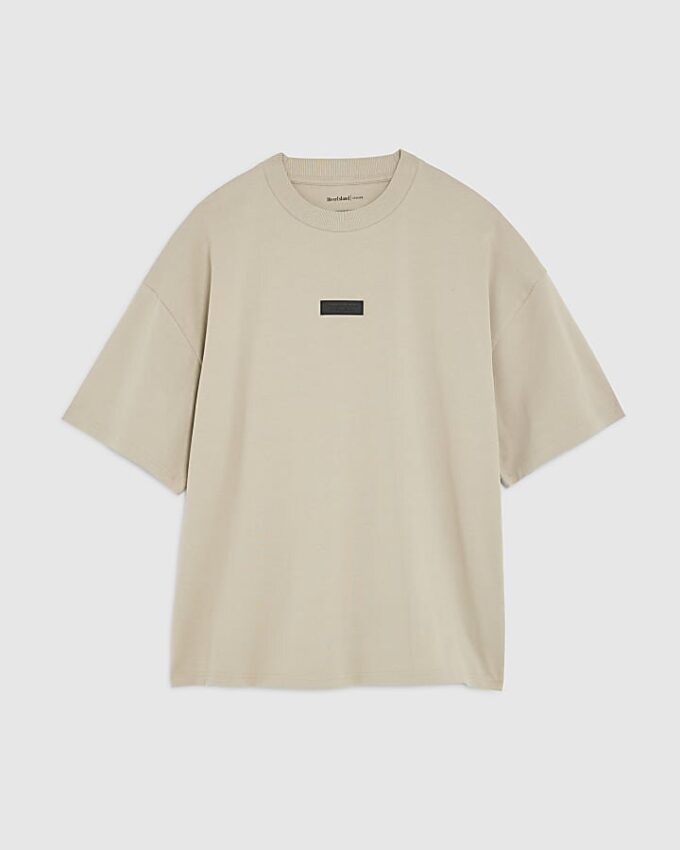 Beige oversized Luminis Studios T-shirt