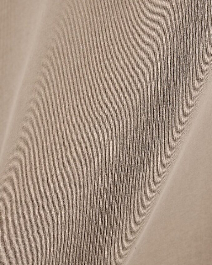 Beige oversized-passformad T-shirt