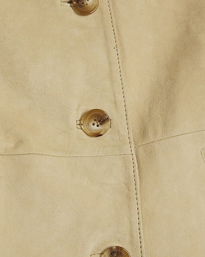 Beige premiumjacka i mocka