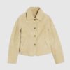 Beige premiumjacka i mocka