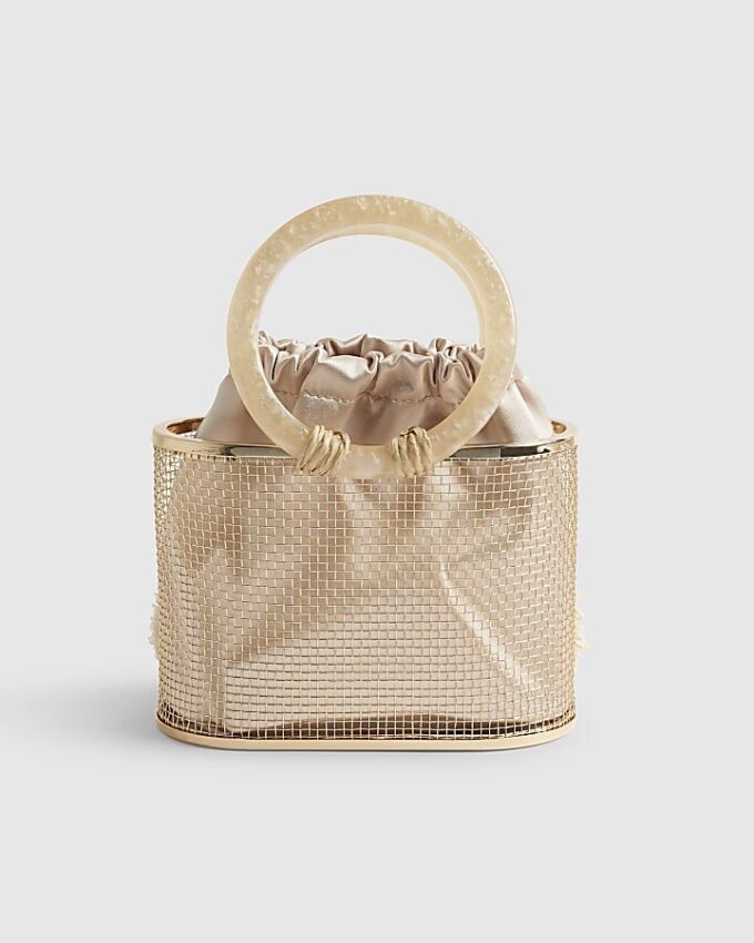 Beige raffiablommig korgväska Beige raffiablommig korgväska