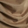 Beige ärmlös draperad topp i imitationsmocka