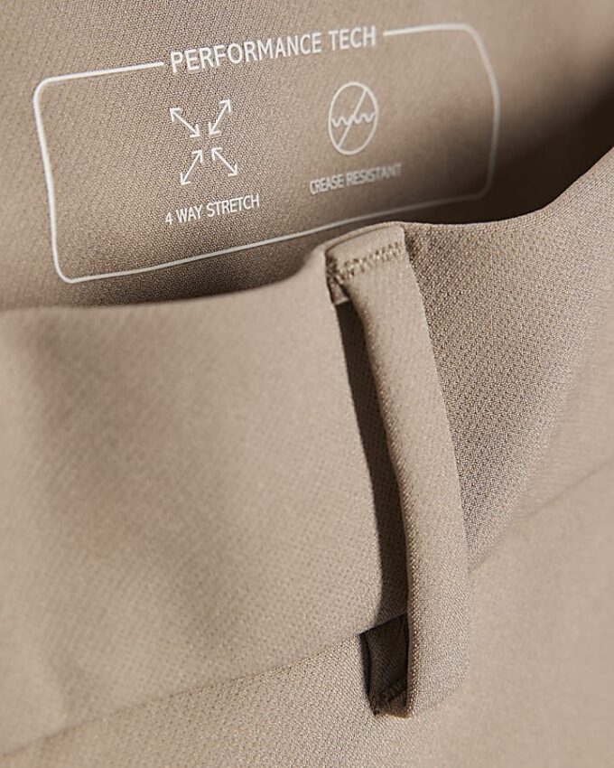 Beige Skinny Fit-byxor