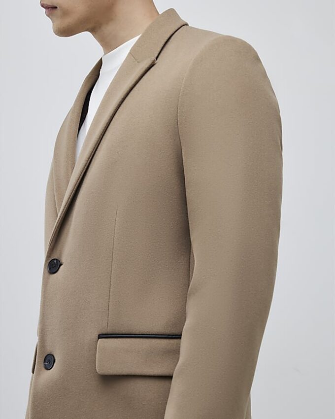 Beige skräddarsydd kappa
