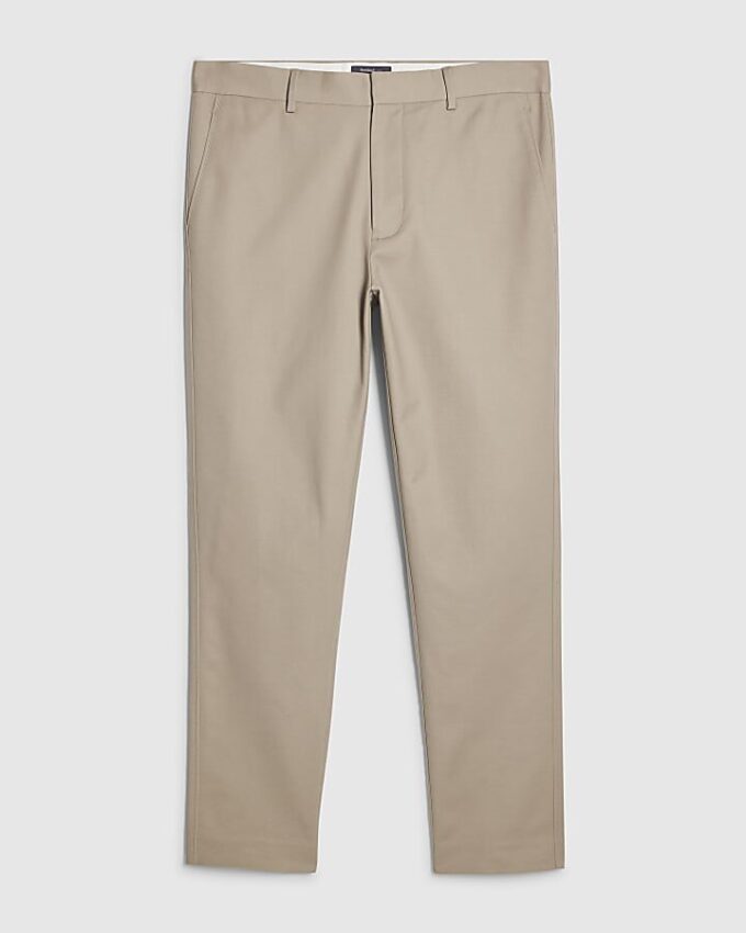 Beige slim fit-chinos