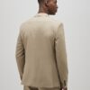 Beige slim fit-kostymjacka med struktur Beige slim fit-kostymjacka med struktur