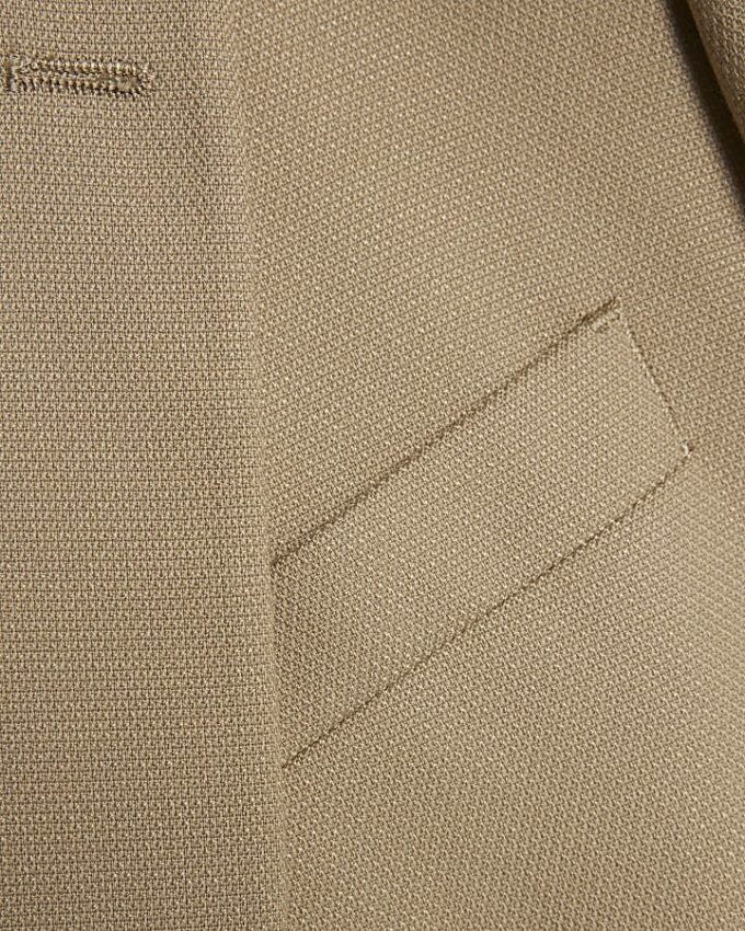 Beige slim fit-kostymjacka med struktur Beige slim fit-kostymjacka med struktur