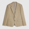 Beige slim fit-kostymjacka med struktur Beige slim fit-kostymjacka med struktur