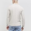 Beige slim fit-polotröja med struktur