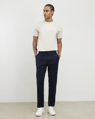 Beige slim fit-T-shirt