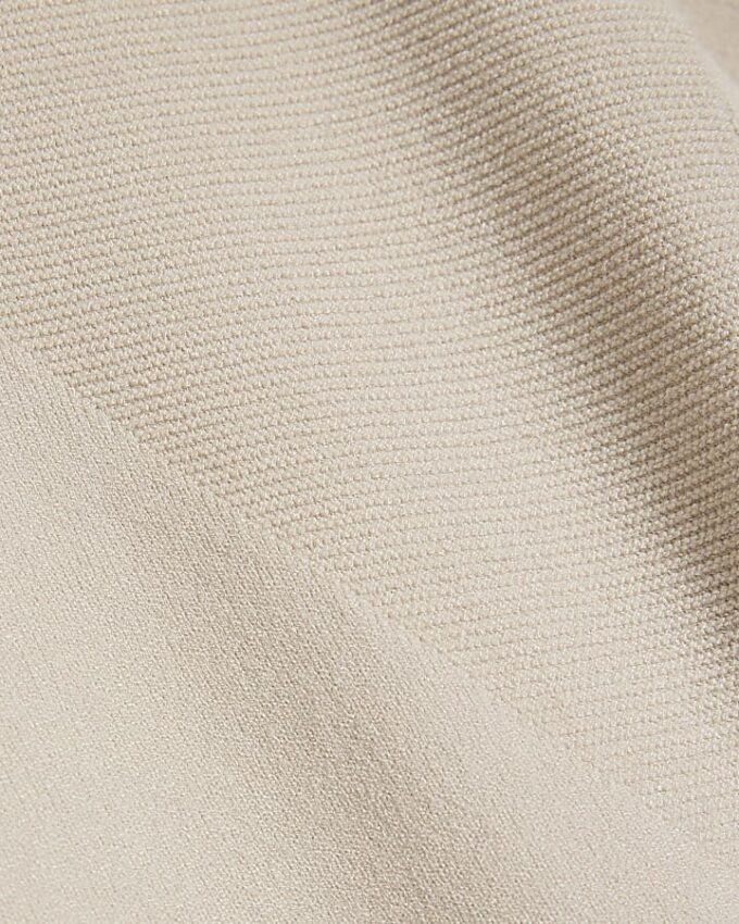 Beige slim fit-T-shirt