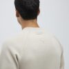 Beige slim fit-tröja i nylon