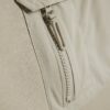 Beige slim fit-tröja i nylon