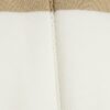 Beige stickad randig kortärmad topp
