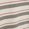 Beige stickad randig T-shirt