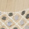 Beige strandshorts med paljetter