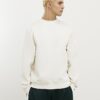 Beige sweatshirt med normal passform