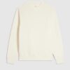 Beige sweatshirt med normal passform