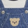 Blå bear-overall för babypojkar