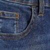 Blå caprijeans med smal passform Blå caprijeans med smal passform