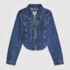 Blå denimkorsettjacka