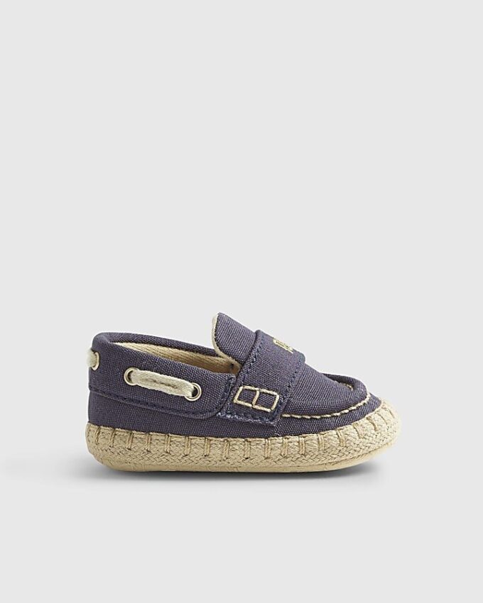 Blå espadriller för pojkar