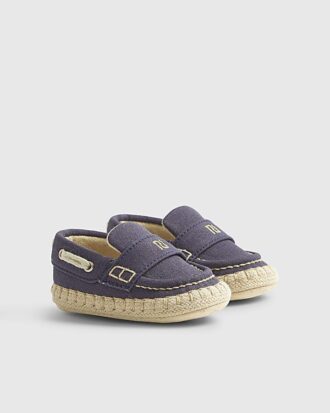Blå espadriller för pojkar