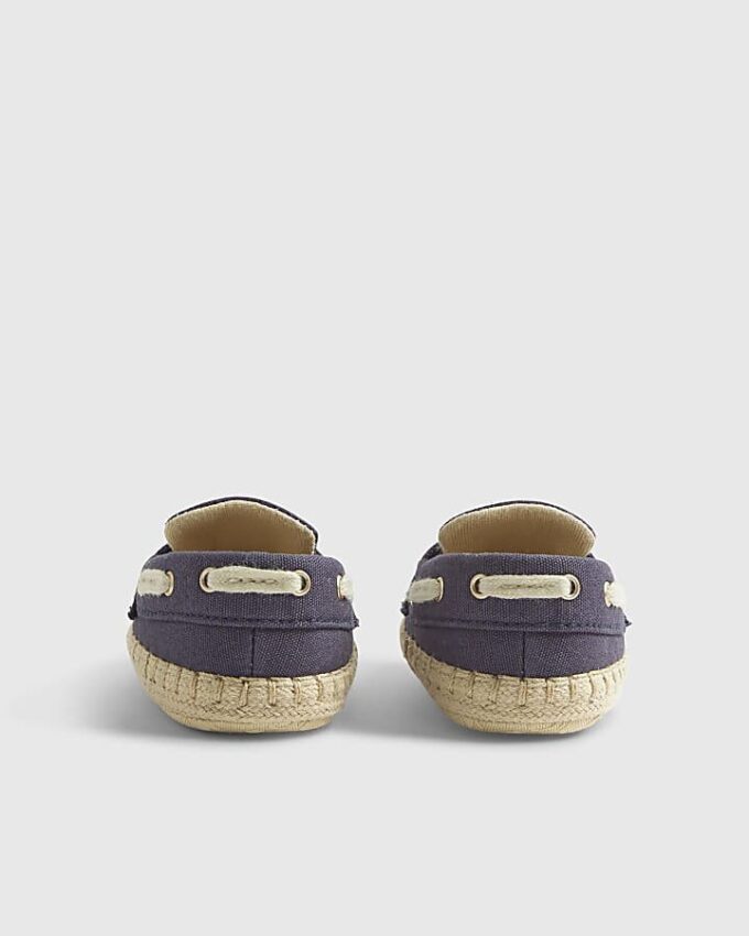 Blå espadriller för pojkar