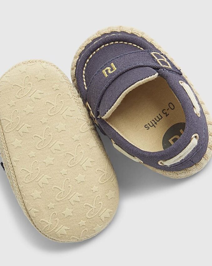 Blå espadriller för pojkar