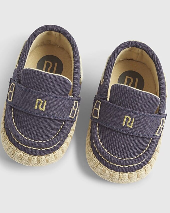 Blå espadriller för pojkar
