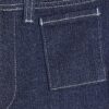 Blå högmidjade avslappnade flare-jeans