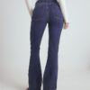 Blå högmidjade Sculpt Flare-jeans Blå högmidjade Sculpt Flare-jeans