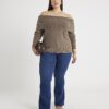 Blå högmidjade Sculpt Flare-jeans Blå högmidjade Sculpt Flare-jeans
