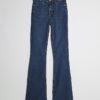 Blå högmidjade Sculpt Flare-jeans Blå högmidjade Sculpt Flare-jeans