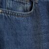 Blå jeans med hög midja och mjuka vida ben