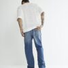 Blå jeans med lös passform