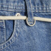 Blå jeans med lös passform